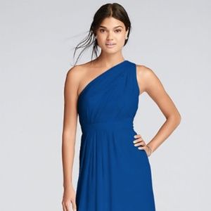 David's Bridal Bridesmaid - Horizon One-Shoulder